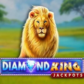 Diamond King Jackpots online game logo by SpinPlay Games on sevenscasino.eu