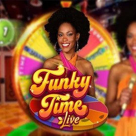 Funky Time online game logo by Evolution on sevenscasino.eu