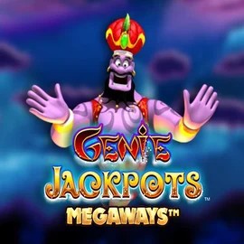 Genie Jackpots Megaways slot logo by Blueprint Gaming at Seven CasinoGenie Jackpots Megaways
