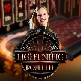 Lightning Roulette logo – Live Casino by Evolution at Seven Casino