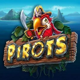 Pirots slot logo by ELK Studios at Seven CasinoPirots
