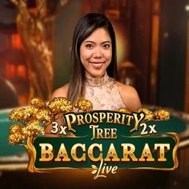 Live Casino logo of Prosperity Tree Baccarat from Evolution at Seven Casino
