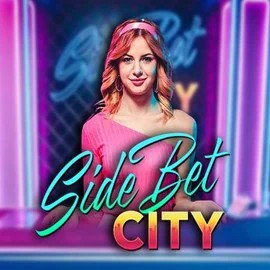 Side Bet City slot visual from Evolution available on sevenscasino.eu
