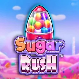Sugar Rush logo by Pragmatic Play at Seven Casino