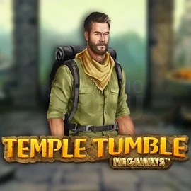 Logo of Temple Tumble Megaways from Relax Gaming at Seven Casino